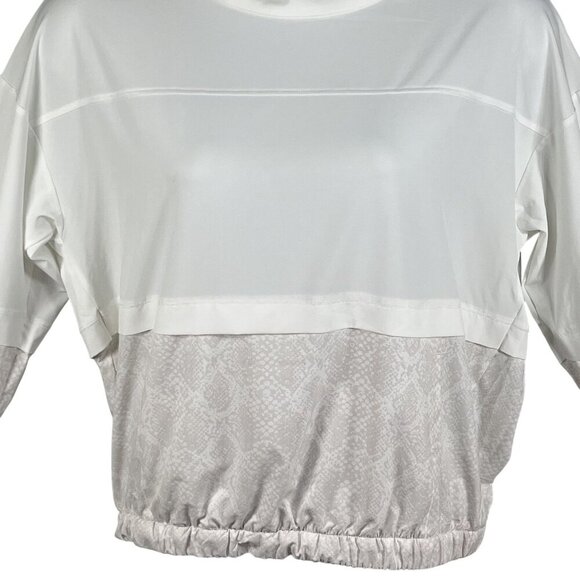 Athleta Womens S Run With It Snake Print Pullover Jacket Windbreaker Athleisure - Picture 9 of 16
